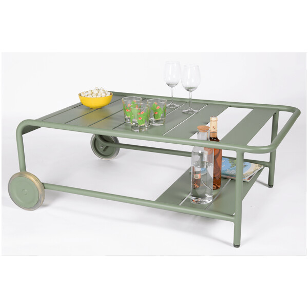 Fermob Luxembourg Low table with casters Lavt bord med hjul - Image 2