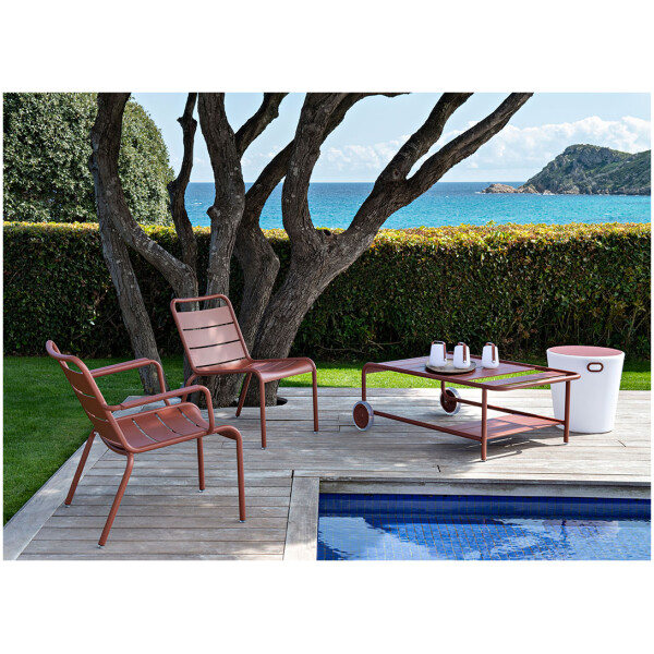 Fermob Luxembourg Low table with casters Lavt bord med hjul - Image 3